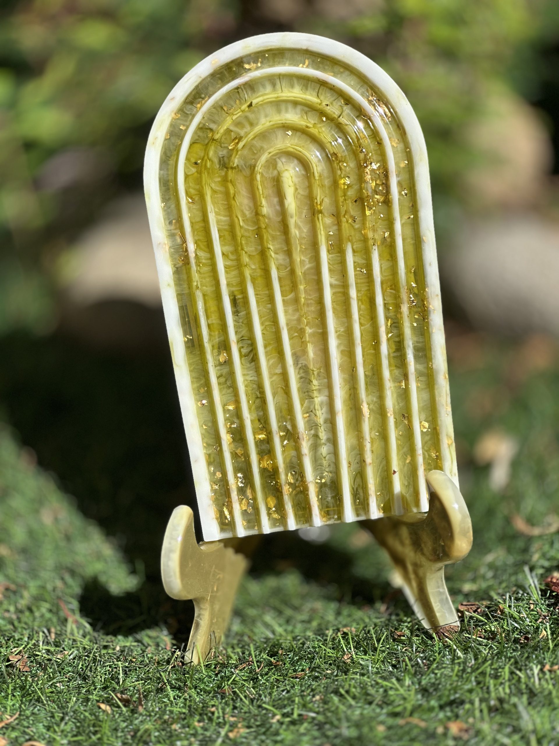 Χειροποίητη εικόνα Αρχάγγελου Μιχαήλ από υγρό γυαλί - Image 2