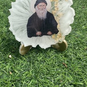 Χειροποίητη εικόνα Αγίου Πορφυρίου από υγρό γυαλί