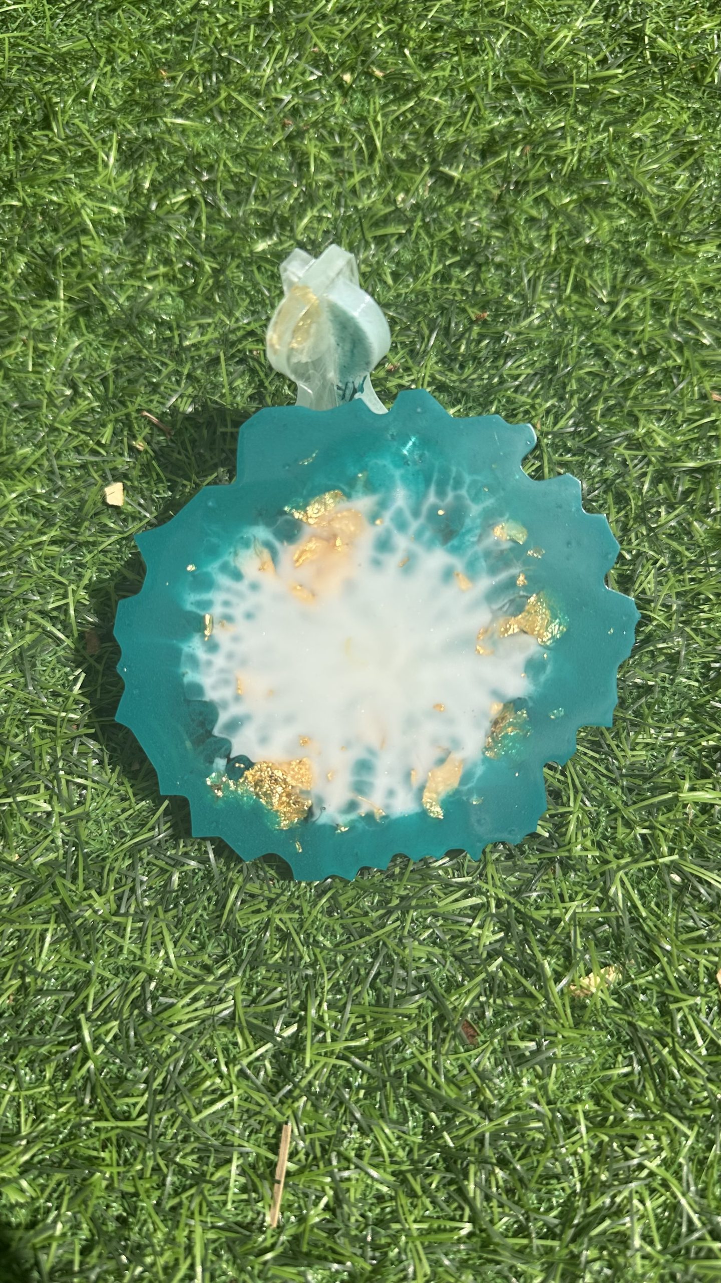 Χειροποίητη εικόνα Αγίας Σοφίας από υγρό γυαλί - Image 2