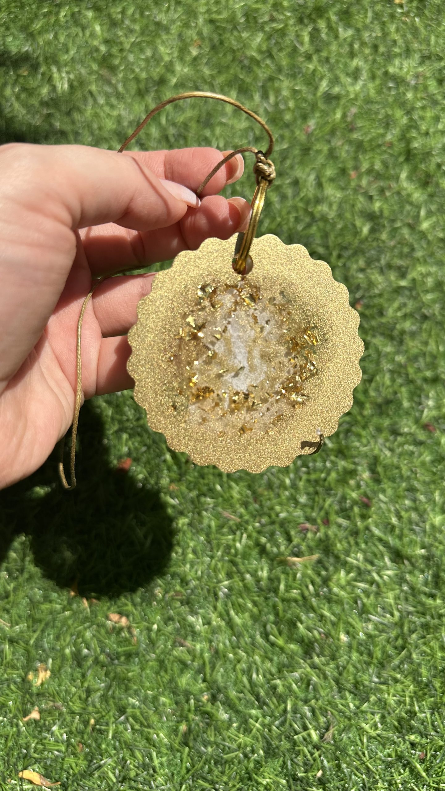 Χειροποίητη εικόνα αυτοκινήτου Αγίου Παϊσίου από υγρό γυαλί - Image 2